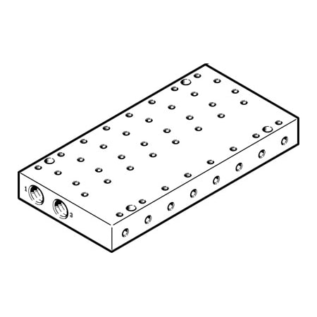Festo Manifold Rail VABM-P6-15MB-G18-M5-8 VABM-P6-15MB-G18-M5-8